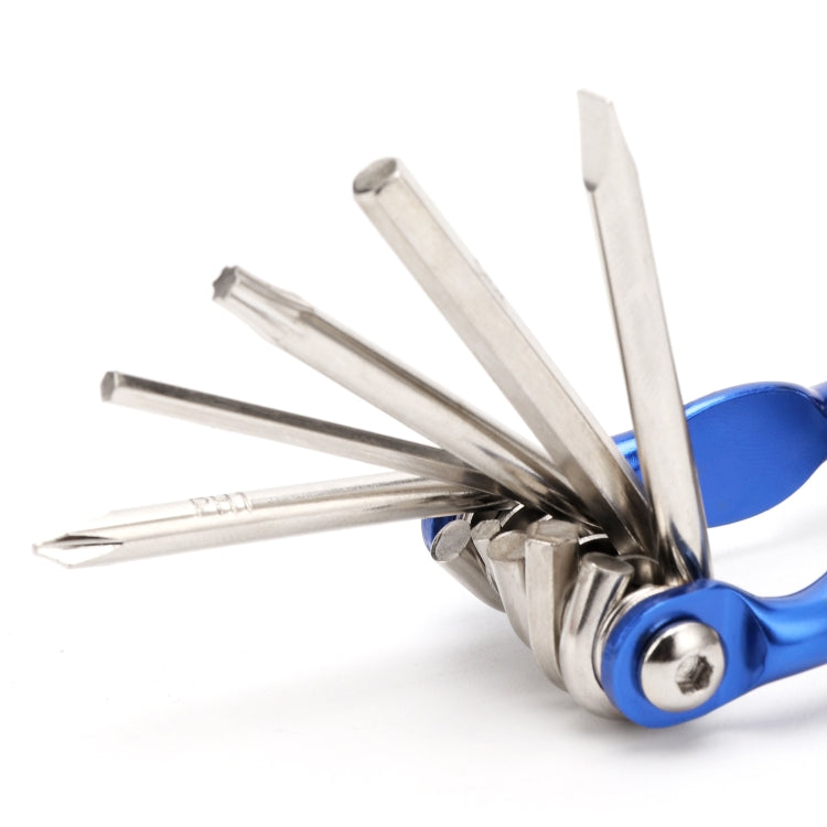 BG-9835D Bicycle Multi-Function Maintenance Curved 11 In 1 Tool Mountain Highway Bike With Interception Machine Combination Tool(gold) - free shipping - PMc TechLife - Order now!