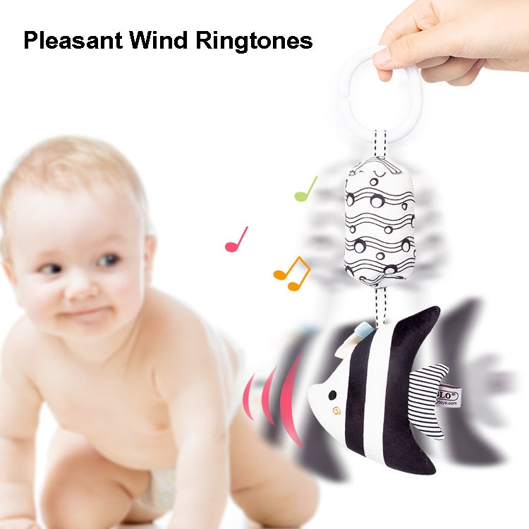TOLOLO T168231-4 Newborn Bed Bell Early Education Toy Visually Inspires Black And White Wind Chimes Baby Bed Hanging(4D Starfish) - Baby Toys by PMC TechLife | Online Shopping South Africa | PMC TechLife | Buy Now Pay Later Mobicred