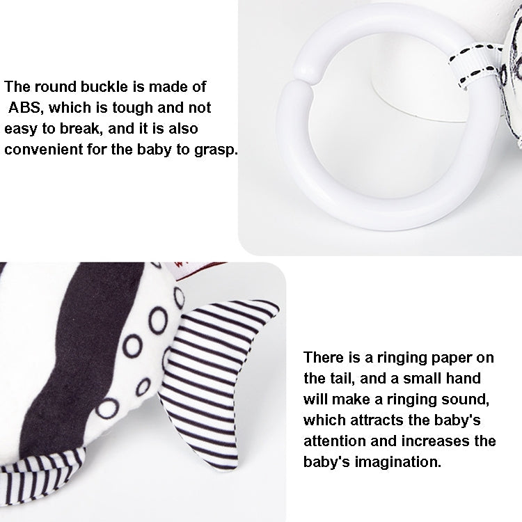TOLOLO T168231-4 Newborn Bed Bell Early Education Toy Visually Inspires Black And White Wind Chimes Baby Bed Hanging(4C Tropical fish) - Baby Toys by PMC TechLife | Online Shopping South Africa | PMC TechLife | Buy Now Pay Later Mobicred