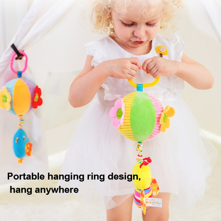 Stroller Drawstring Cloth Ball Toy Baby Soothing Hand Grab Ball Plush Bed Bell Lathe Pendant(Be) - Baby Toys by PMC TechLife | Online Shopping South Africa | PMC TechLife | Buy Now Pay Later Mobicred