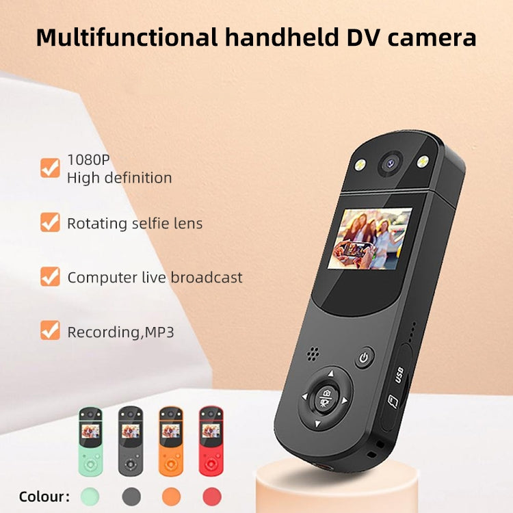 D2 HD 1080P Multi-Function Digital Video Camera Sports DV Camera Live Computer Camera Recorder(Orange) - Video Cameras by PMC TechLife | Online Shopping South Africa | PMC TechLife | Buy Now Pay Later Mobicred