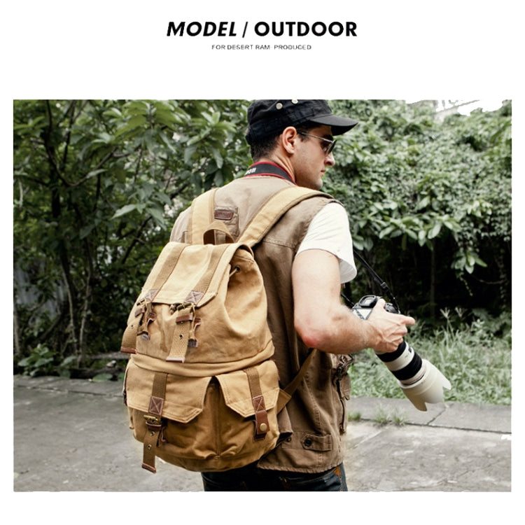 FB-1235-32 SLR Camera Canvas Bag Casual Shoulder Digital Bag(Green) - free shipping - PMC TechLife - Order now!