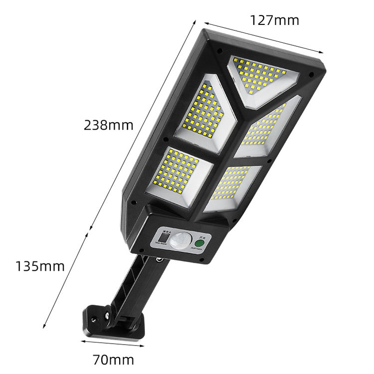 TG-TY100 196 LED Solar Outdoor Human Body Induction Wall Light Garden Fence Street Light - free shipping - PMc TechLife - Order now!