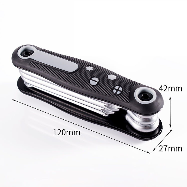 8 In 1 Bicycle Repair Portable Folding Allen Wrench(Inner Hexagon) - Maintenance tools by PMc TechLife | Online Shopping South Africa | PMc TechLife | Buy Now Pay Later Mobicred