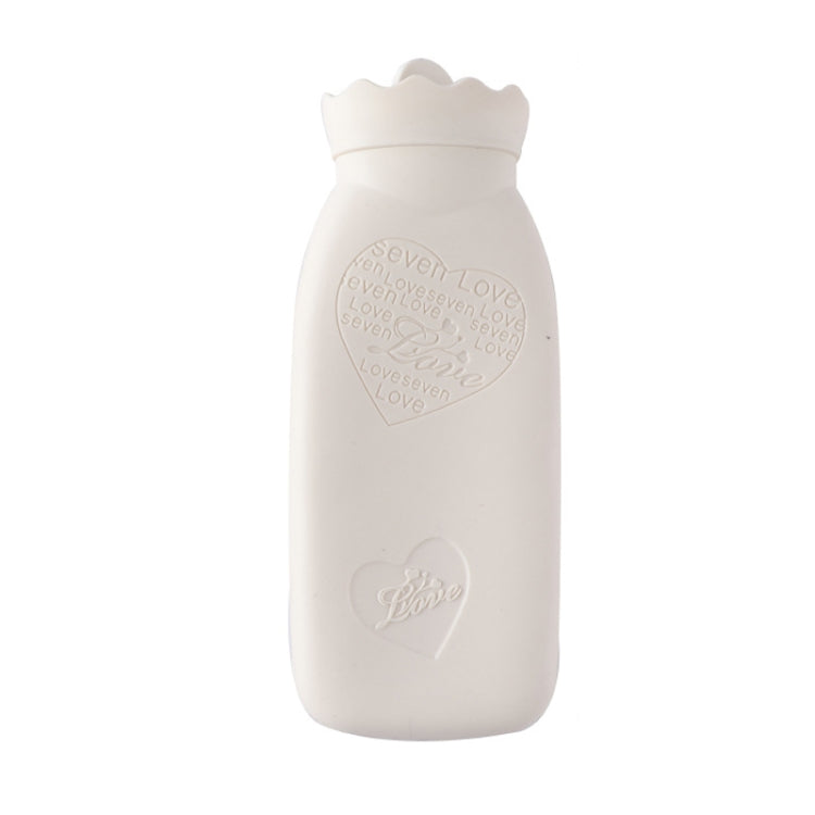 Winter Silicone Hand Warmer Cartoon Cute Water Injection Warm Water Bag, Colour: Beige Love - Hot Water Bags by PMC TechLife | Online Shopping South Africa | PMC TechLife | Buy Now Pay Later Mobicred