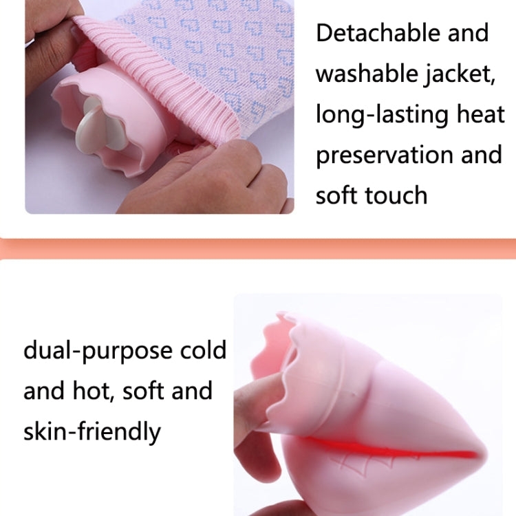 Winter Silicone Hand Warmer Cartoon Cute Water Injection Warm Water Bag, Colour: Light Blue Square - Hot Water Bags by PMC TechLife | Online Shopping South Africa | PMC TechLife | Buy Now Pay Later Mobicred