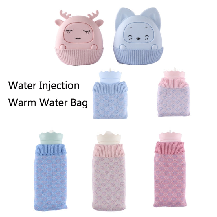 Winter Silicone Hand Warmer Cartoon Cute Water Injection Warm Water Bag, Colour: Pink Square - Hot Water Bags by PMC TechLife | Online Shopping South Africa | PMC TechLife | Buy Now Pay Later Mobicred