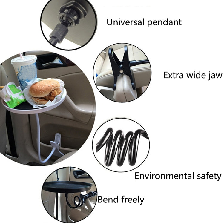 YP-106 Convenient Car PC Tray Car Lazy People Beverage Table(White) - Car Drink Holders by PMC TechLife | Online Shopping South Africa | PMC TechLife | Buy Now Pay Later Mobicred