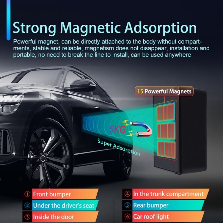 CJ280 GPS Locator Wireless Strong Magnetic Positioning Tracker, Specification: 3G 20000mAh - Car Tracker by PMC TechLife | Online Shopping South Africa | PMC TechLife | Buy Now Pay Later Mobicred