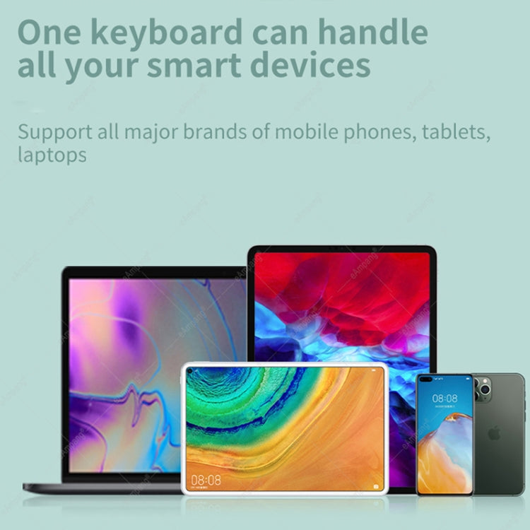 871 9.7 Inch Portable Tablet Bluetooth Keyboard With Touchpad + Mouse Set for iPad(White + Mouse) - Universal by PMC TechLife | Online Shopping South Africa | PMC TechLife