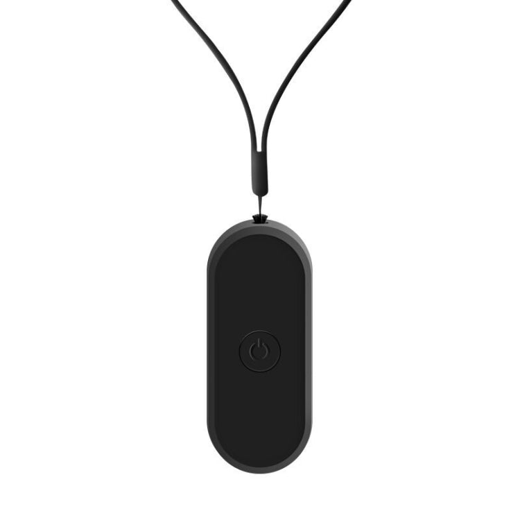 EP206 Hanging Neck Negative Ion Necklace Air Purifier(Black) - free shipping - PMC TechLife - Order now!