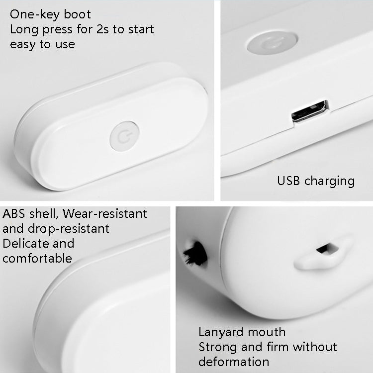 EP206 Hanging Neck Negative Ion Necklace Air Purifier(Black) - free shipping - PMC TechLife - Order now!