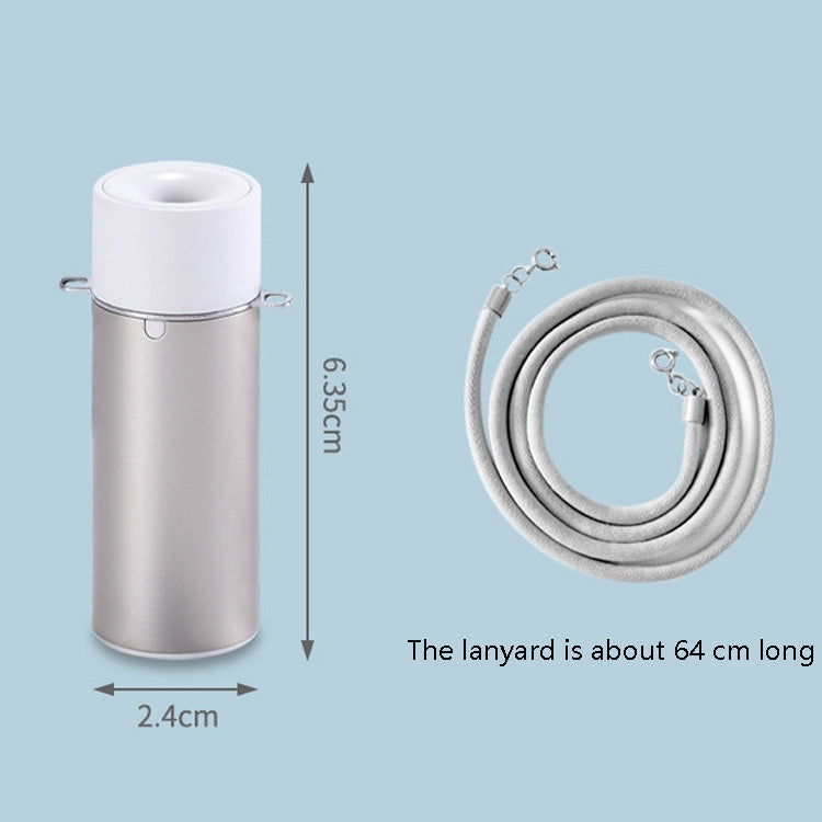 EP205 Portable Air Purifier Negative Ion Necklace Hanging Collar Purifier(Silver) - free shipping - PMC TechLife - Order now!