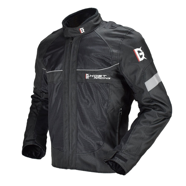 GHOST RACING GR-Y05 Motorcycle Cycling Cloth Men Knight Racing Jacket Keep Warm Anti-Fall Locomotive Off-Road Suit, Size: XL(Black) - Protective Gear by GHOST RACING | Online Shopping South Africa | PMC TechLife | Buy Now Pay Later Mobicred