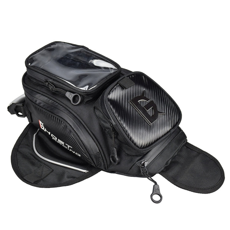 GHOST RACING GR-YXB08 Motorcycle Bag Touch Navigation Fuel Tank Package Dust Waist Bag(With Magnet (Black)) - Bags & Luggages by GHOST RACING | Online Shopping South Africa | PMC TechLife | Buy Now Pay Later Mobicred