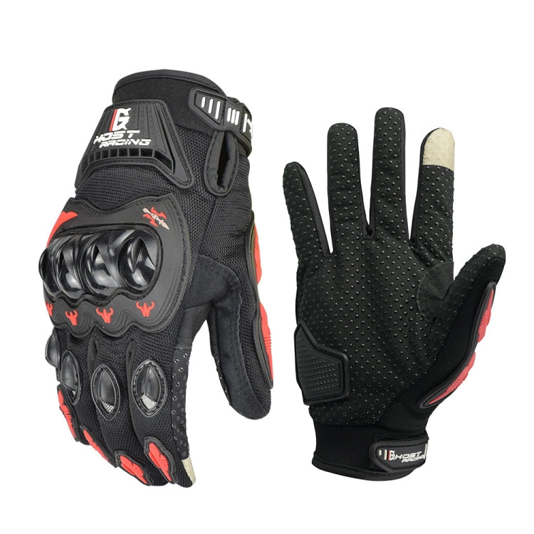 GHOST RACING GR-ST04 Motorcycle Gloves Anti-Fall Full Finger Riding Touch Gloves, Size: XXL(Red) - free shipping - PMC TechLife - Order now!
