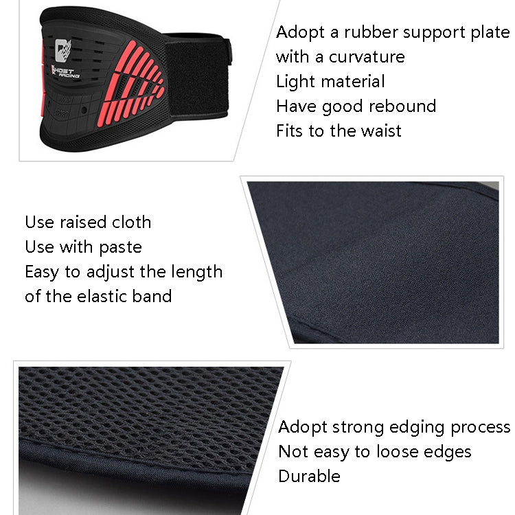 GHOST RACING GR-HY01 Motorcycle Waist Cycling Protective Gear Locomotive Anti-Fall Ski Bunch Waist Belt, Size: One Size(Blue) - Protective Gear by GHOST RACING | Online Shopping South Africa | PMC TechLife | Buy Now Pay Later Mobicred