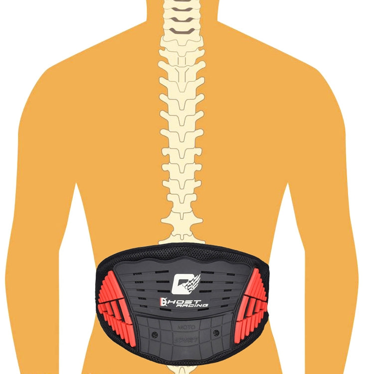 GHOST RACING GR-HY01 Motorcycle Waist Cycling Protective Gear Locomotive Anti-Fall Ski Bunch Waist Belt, Size: One Size(Yellow) - Protective Gear by GHOST RACING | Online Shopping South Africa | PMC TechLife | Buy Now Pay Later Mobicred