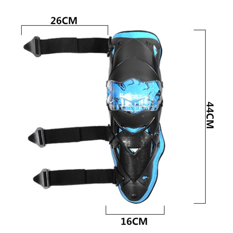 GHOST RACING GR-HX05 Motorcycle Riding Protective Gear Keep Warm Anti-Wind Anti-Fall Locomotive Knee Pad(White) - free shipping - PMC TechLife - Order now!