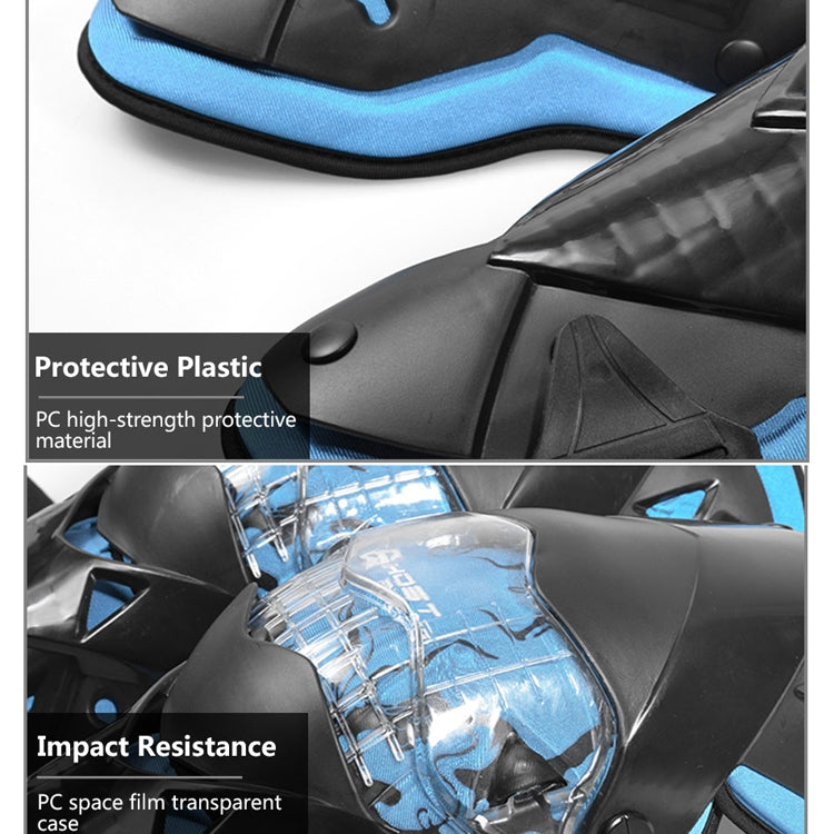 GHOST RACING GR-HX05 Motorcycle Riding Protective Gear Keep Warm Anti-Wind Anti-Fall Locomotive Knee Pad(Black) - Protective Gear by GHOST RACING | Online Shopping South Africa | PMC TechLife | Buy Now Pay Later Mobicred