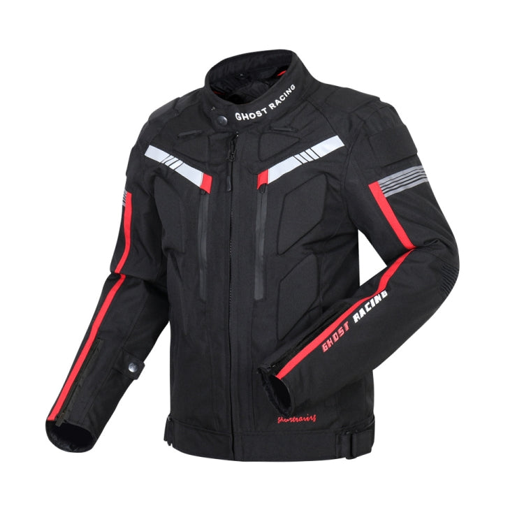 GHOST RACING GR-Y07 Motorcycle Cycling Jacket Four Seasons Locomotive Racing Anti-Fall Cloth, Size: XXXXL(Black) - free shipping - PMC TechLife - Order now!