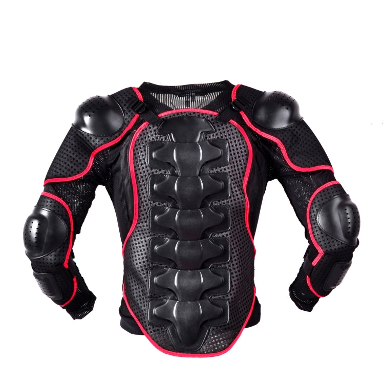 GHOST RACING F060 Motorcycle Armor Suit Riding Protective Gear Chest Protector Elbow Pad Fall Protection Suit, Size: XL(Red) - Protective Gear by GHOST RACING | Online Shopping South Africa | PMC TechLife | Buy Now Pay Later Mobicred