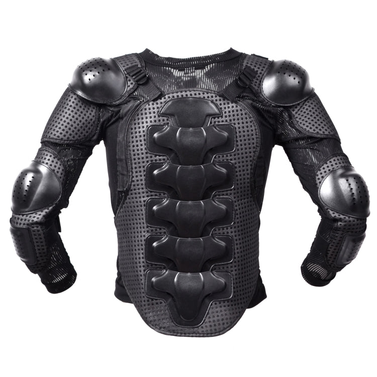 GHOST RACING F060 Motorcycle Armor Suit Riding Protective Gear Chest Protector Elbow Pad Fall Protection Suit, Size: XL(Black) - Protective Gear by GHOST RACING | Online Shopping South Africa | PMC TechLife | Buy Now Pay Later Mobicred