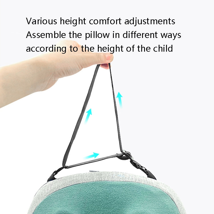 Children Car Head Pillow Car Interior Supplies Travel Sleep Adjustable U-Type Memory Cotton Neck Pillow(Matcha Green) - Seat Accessories by PMC TechLife | Online Shopping South Africa | PMC TechLife | Buy Now Pay Later Mobicred
