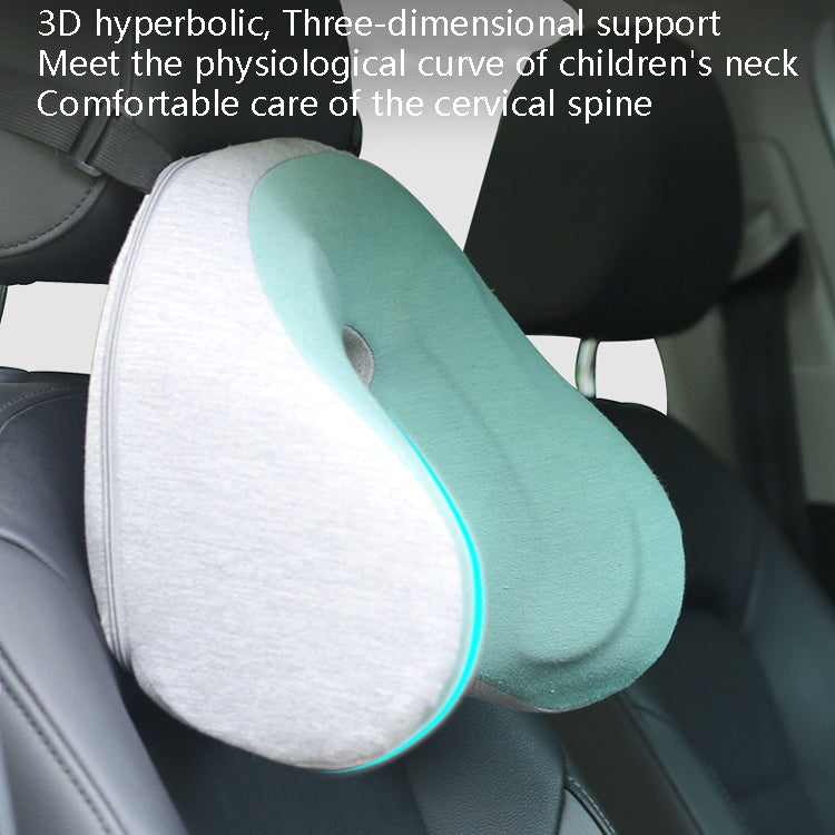 Children Car Head Pillow Car Interior Supplies Travel Sleep Adjustable U-Type Memory Cotton Neck Pillow(Matcha Green) - Seat Accessories by PMC TechLife | Online Shopping South Africa | PMC TechLife | Buy Now Pay Later Mobicred