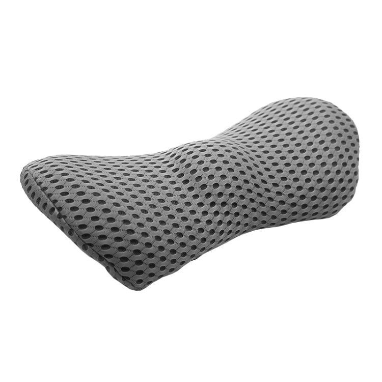 Car Supplies Lumbar Support Memory Foam Car Backrest Lumbar Cushion Seat Cushion Lumbar Pillow, Colour: 4D Grid Dark Gray - Seat Accessories by PMC Jewellery | Online Shopping South Africa | PMC Jewellery | Buy Now Pay Later Mobicred
