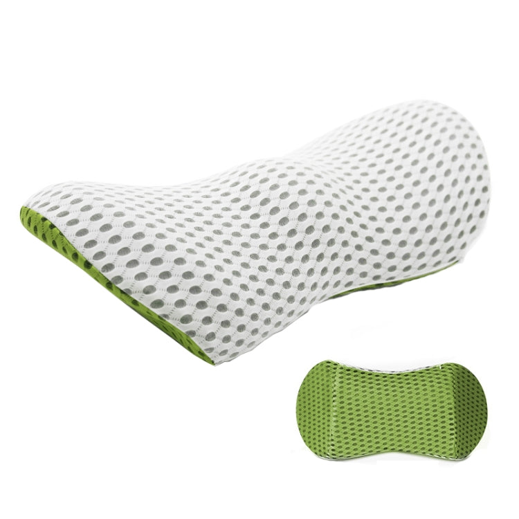 Car Supplies Lumbar Support Memory Foam Car Backrest Lumbar Cushion Seat Cushion Lumbar Pillow, Colour: Green+Light Gray - Seat Accessories by PMC Jewellery | Online Shopping South Africa | PMC Jewellery | Buy Now Pay Later Mobicred