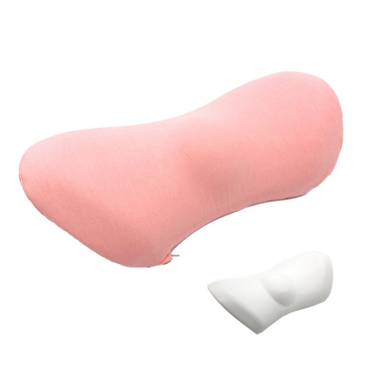 Car Supplies Lumbar Support Memory Foam Car Backrest Lumbar Cushion Seat Cushion Lumbar Pillow, Colour: Comfortable Pink - Seat Accessories by PMC TechLife | Online Shopping South Africa | PMC TechLife | Buy Now Pay Later Mobicred