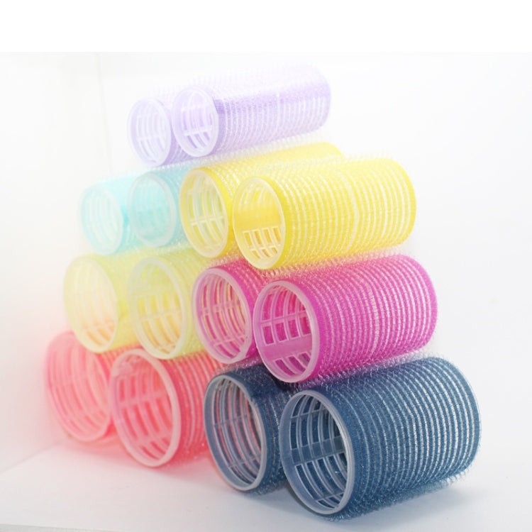 12 PCS/Set Self-Adhesive Curling Iron Hair Core Fluffy Hairdressing Tool���Random Colour Delivery, Specification: 63x40mm - free shipping - PMC TechLife - Order now!