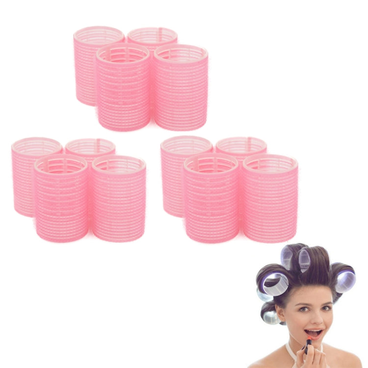 12 PCS/Set Self-Adhesive Curling Iron Hair Core Fluffy Hairdressing Tool���Random Colour Delivery, Specification: 63x24mm - free shipping - PMC TechLife - Order now!