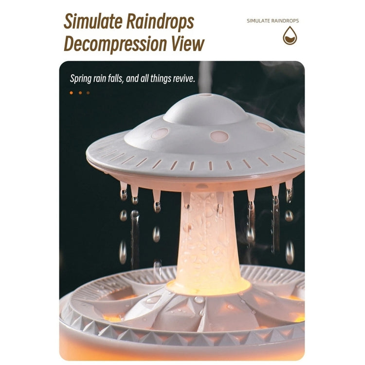 UFO Water Drop Aromatherapy Humidifier Desktop Remote Control Diffuser, Plug: US Plug(Black) - free shipping - PMC TechLife - Order now!