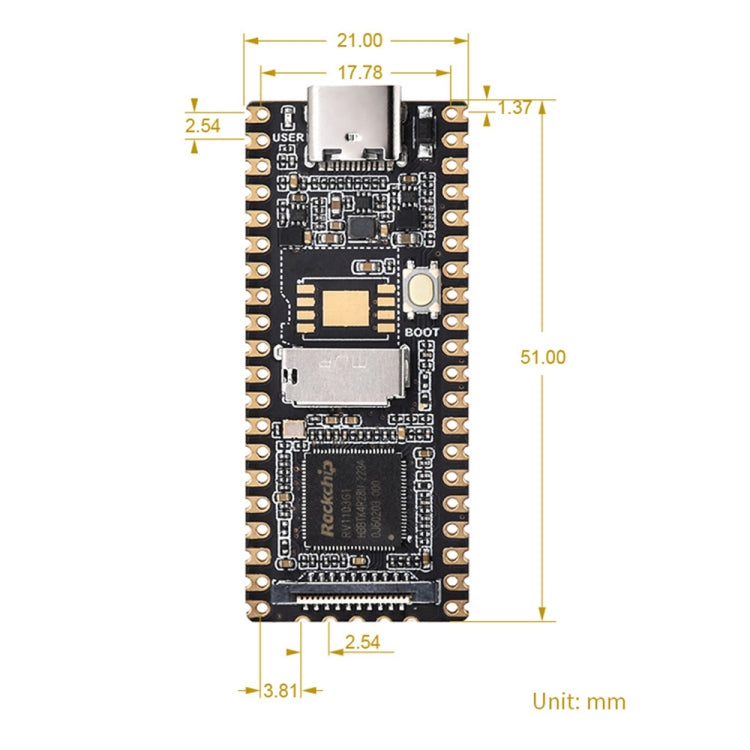 Waveshare LuckFox Pico RV1103 Linux Micro Development Board with Header - Boards & Shields by Waveshare | Online Shopping South Africa | PMC TechLife | Buy Now Pay Later Mobicred