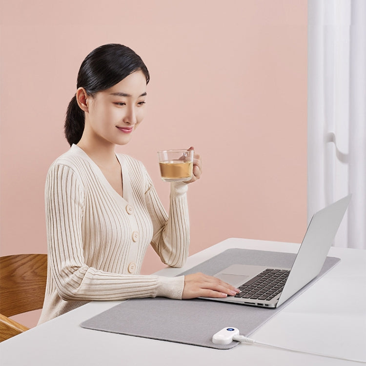 Intelligent Digital Display Timing Heating Mouse Pad Office Desktop Electric Heating Mat, CN Plug, Style:Grey 60x36cm - Mouse Pads by PMC Jewellery | Online Shopping South Africa | PMC Jewellery | Buy Now Pay Later Mobicred