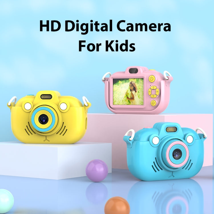 DC502 2.4-Inch 16X Zoom 2.7K Video Recording Children Digital Camera, Color: Blue No Card(US Plug) - free shipping - PMC Jewellery - Order now!
