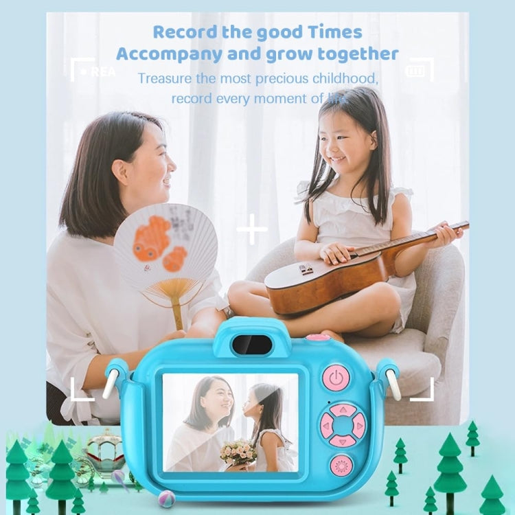 DC502 2.4-Inch 16X Zoom 2.7K Video Recording Children Digital Camera, Color: Blue No Card(US Plug) - free shipping - PMC Jewellery - Order now!