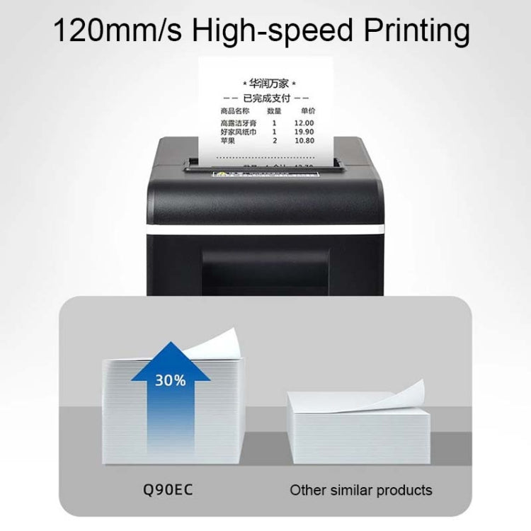 Xprinter XP-Q90EC 58mm Portable Express List Receipt Thermal Printer, Style:LAN Port(US Plug) - free shipping - PMC TechLife - Order now!