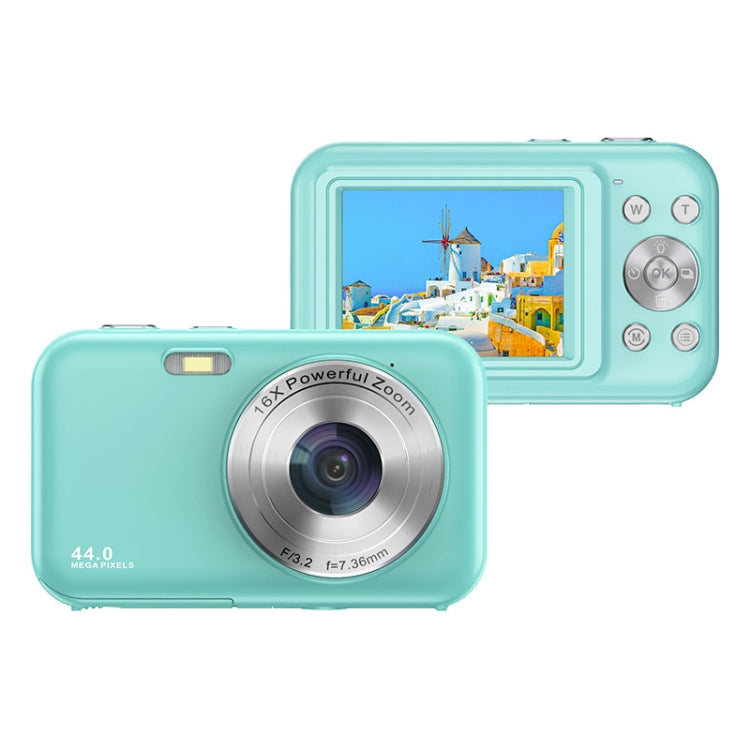 DC406L 2.4-Inch 1080P Mini HD 16X Zoom Digital Camera Home Children Camera EU Plug(Green) - Children Cameras by PMC TechLife | Online Shopping South Africa | PMC TechLife | Buy Now Pay Later Mobicred