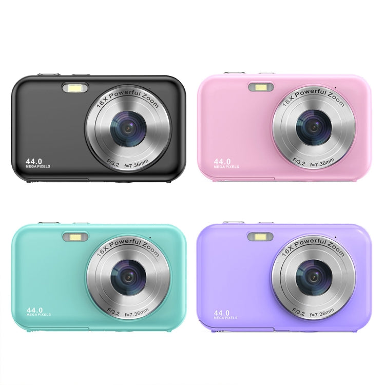 DC406L 2.4-Inch 1080P Mini HD 16X Zoom Digital Camera Home Children Camera UK Plug(Black) - Children Cameras by PMC TechLife | Online Shopping South Africa | PMC TechLife | Buy Now Pay Later Mobicred