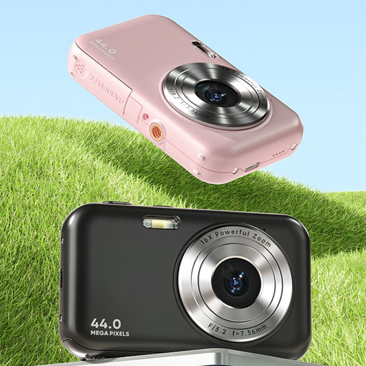 DC406L 2.4-Inch 1080P Mini HD 16X Zoom Digital Camera Home Children Camera AU Plug(Black) - Children Cameras by PMC TechLife | Online Shopping South Africa | PMC TechLife | Buy Now Pay Later Mobicred