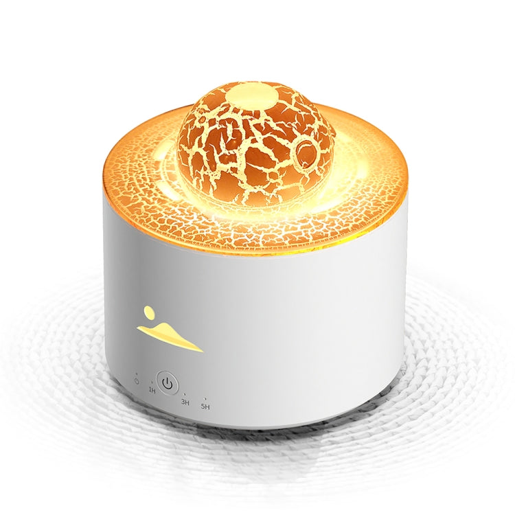 HX-130 Colorful Night Light Planet Desktop Flame Aromatherapy Humidifier, Spec: US Plug(White) - free shipping - PMC TechLife - Order now!