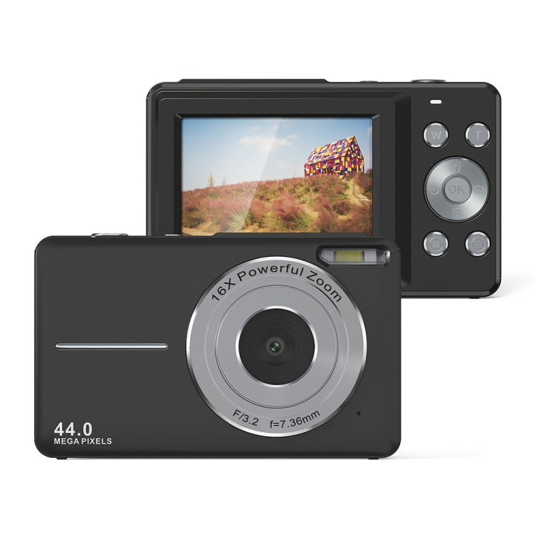 DC403L-AF 2.4-Inch 16X Zoom HD Digital Camera Mini Children Photography Camera AU Plug(Black) - Children Cameras by PMC TechLife | Online Shopping South Africa | PMC TechLife | Buy Now Pay Later Mobicred