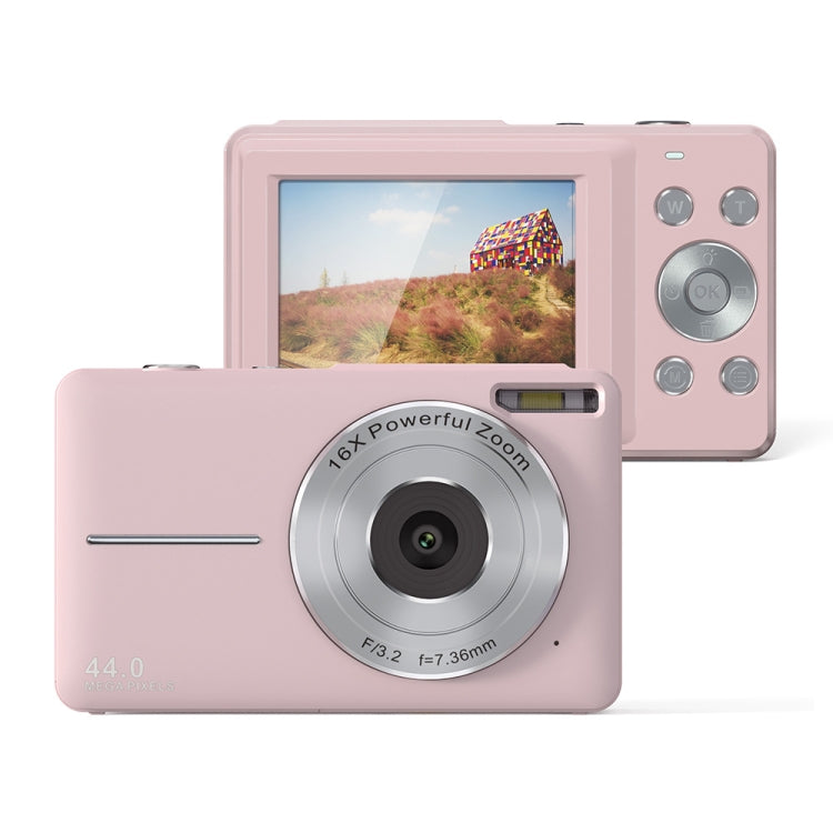 DC403L-AF 2.4-Inch 16X Zoom HD Digital Camera Mini Children Photography Camera AU Plug(Pink) - Children Cameras by PMC TechLife | Online Shopping South Africa | PMC TechLife | Buy Now Pay Later Mobicred