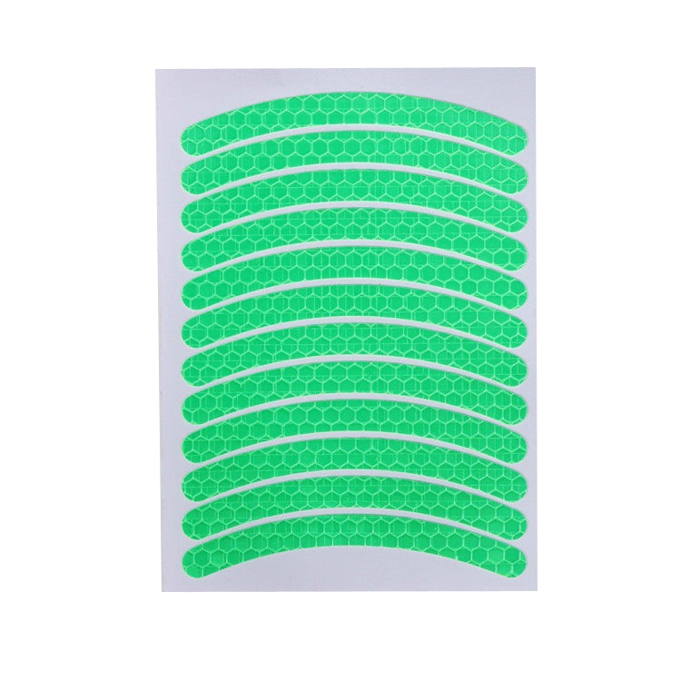 Jg-Phc-12 Children Bicycle Scooter Reflective Sticker Night Warning Riding Contour Sticker(Green) - Decorative Accessories by PMC TechLife | Online Shopping South Africa | PMC TechLife | Buy Now Pay Later Mobicred