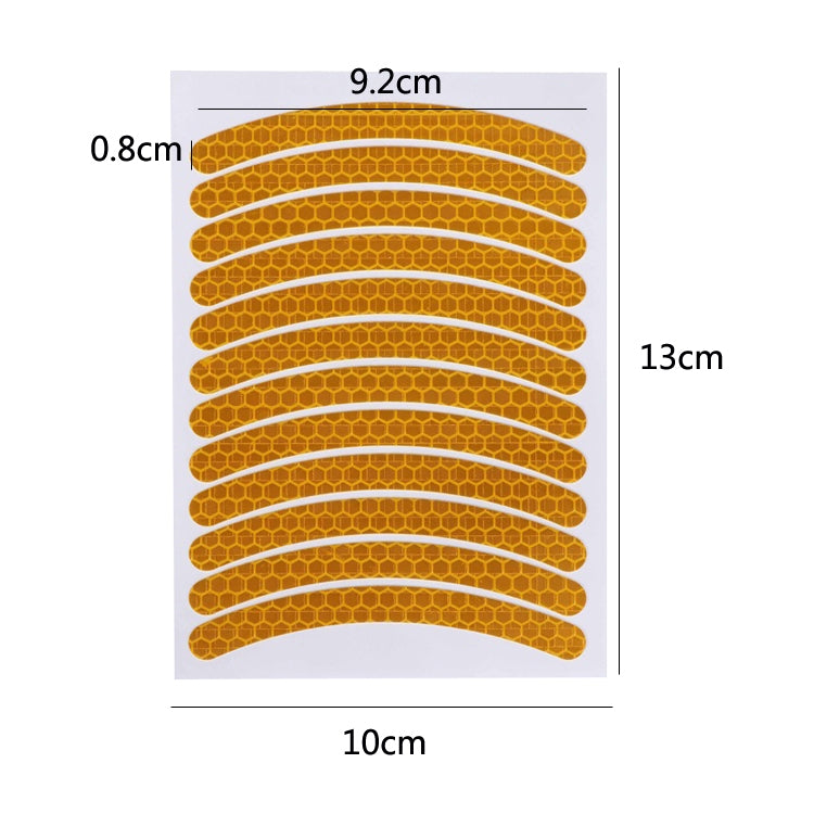 Jg-Phc-12 Children Bicycle Scooter Reflective Sticker Night Warning Riding Contour Sticker(Red) - Decorative Accessories by PMC TechLife | Online Shopping South Africa | PMC TechLife | Buy Now Pay Later Mobicred