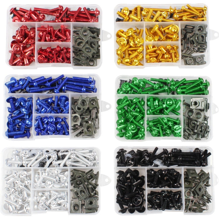 177 PCS/ Box Motorcycle Modification Accessories Windshield Cover Set Screw(Blue) - Others by PMC TechLife | Online Shopping South Africa | PMC TechLife | Buy Now Pay Later Mobicred