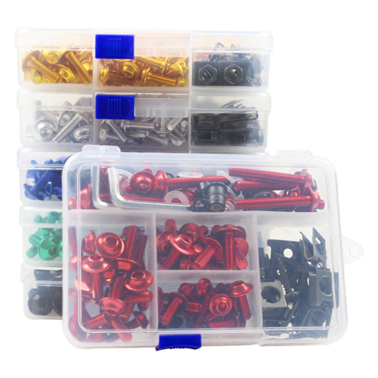 177 PCS/ Box Motorcycle Modification Accessories Windshield Cover Set Screw(Blue) - Others by PMC TechLife | Online Shopping South Africa | PMC TechLife | Buy Now Pay Later Mobicred